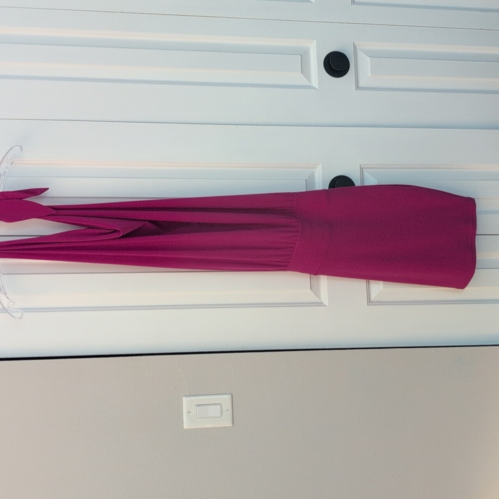 Abi Ferrin Fuchsia Sleeveless Dress